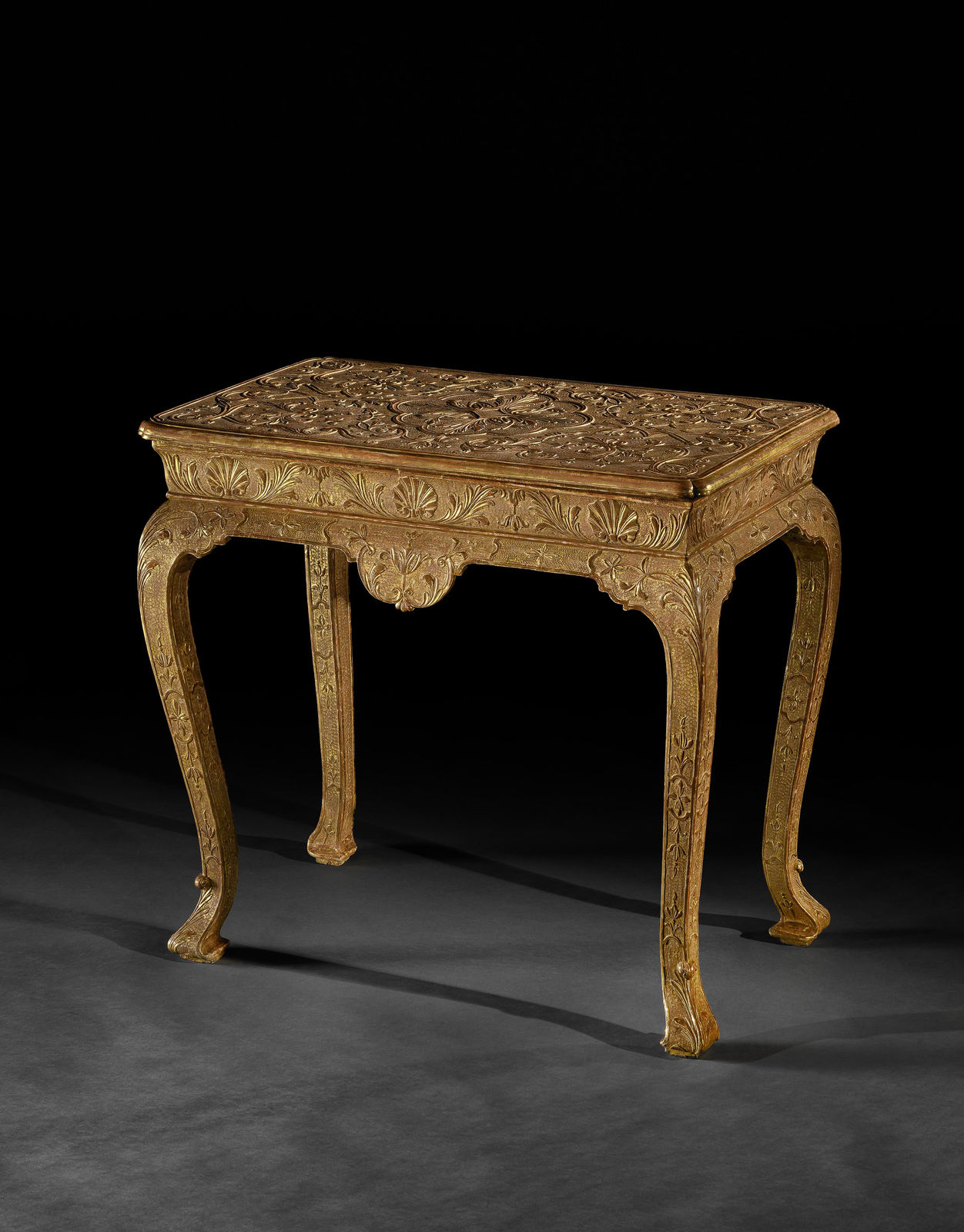 A GEORGE I GILT-GESSO TABLE, ENGLISH, CIRCA 1725
