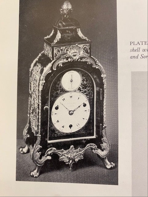 MARRIOTT. AN EXCEPTIONAL TURTLE SHELL QUARTER CHIMING TABLE CLOCK, ENGLAND, LONDON. C. 1750 - 65