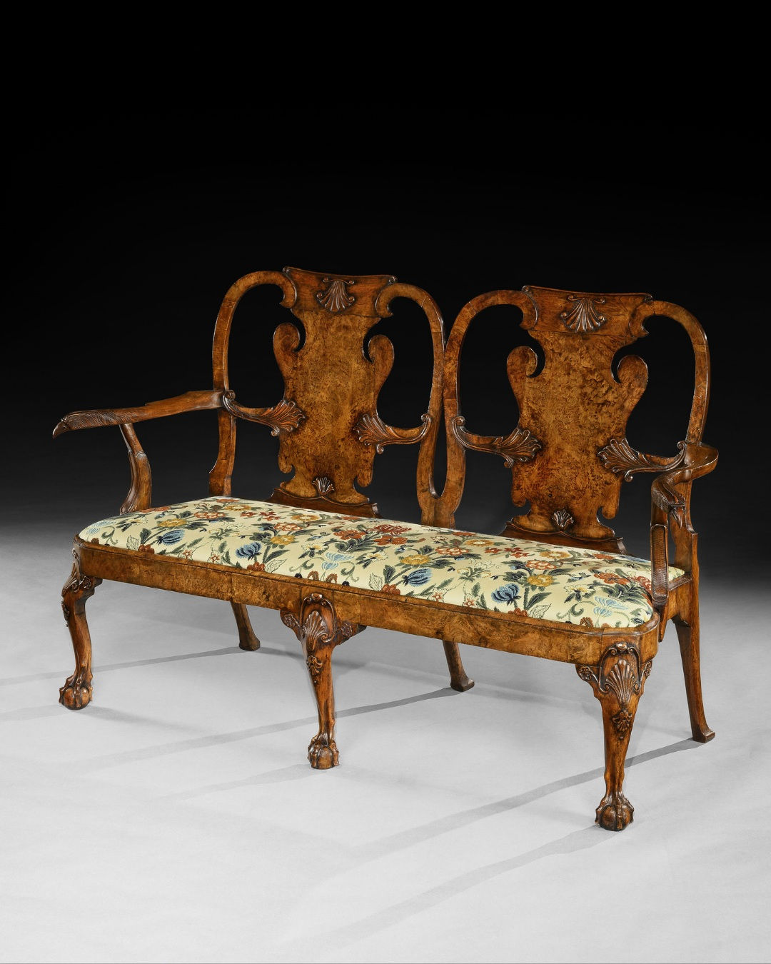 THE MELTON CONSTABLE SETTEE, English, circa 1725