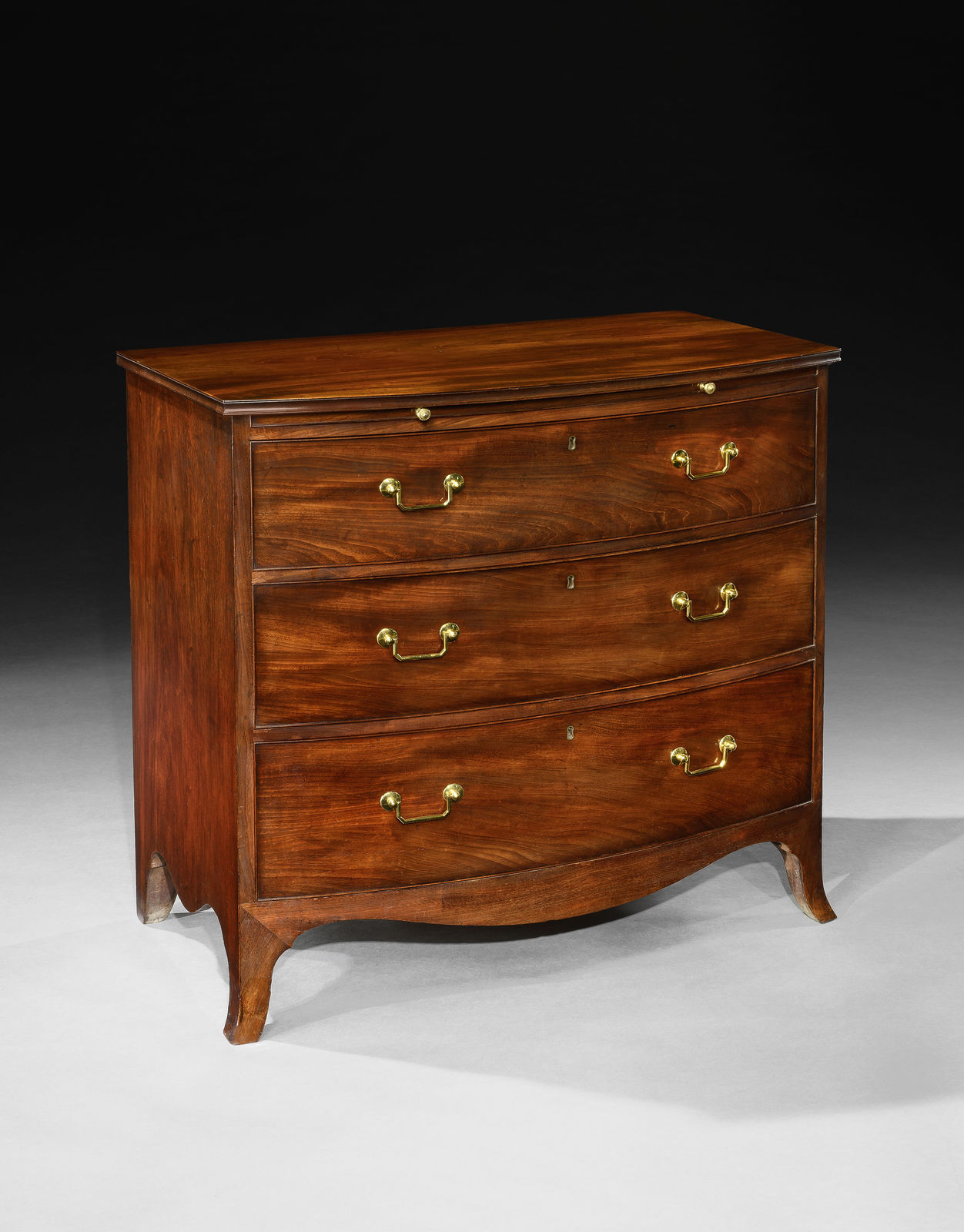 A PAIR OF GEORGE III MAHOGANY CHESTS OF DRAWERS, English, circa 1795