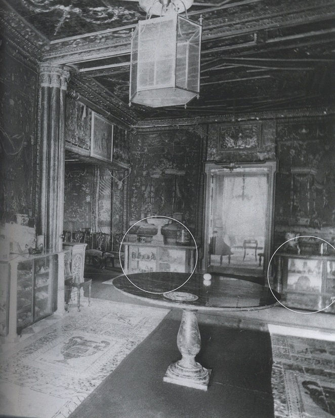 THE BANTRY HOUSE SIENA MARBLE TABLES, English, circa 1840