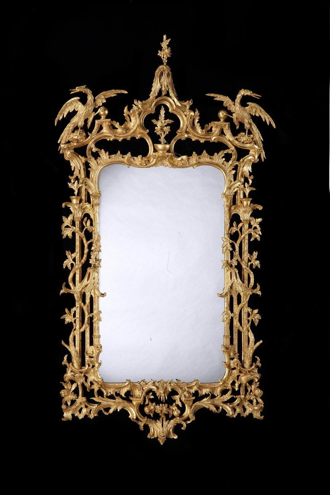 A PAIR OF GEORGE III GILTWOOD MIRRORS, English, circa 1765