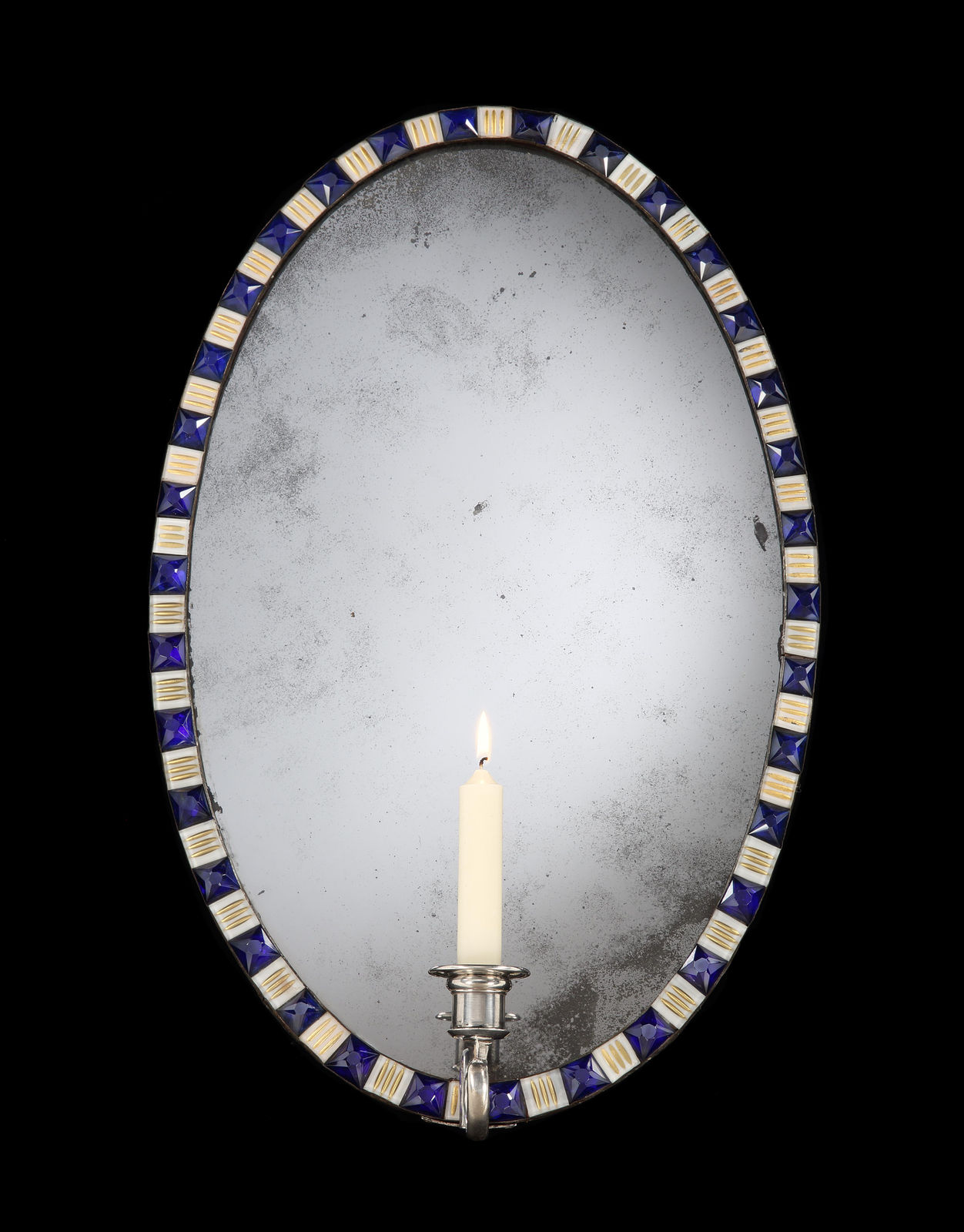 A PAIR OF IRISH GEORGE III MIRROR GIRANDOLES, Irish, circa 1780