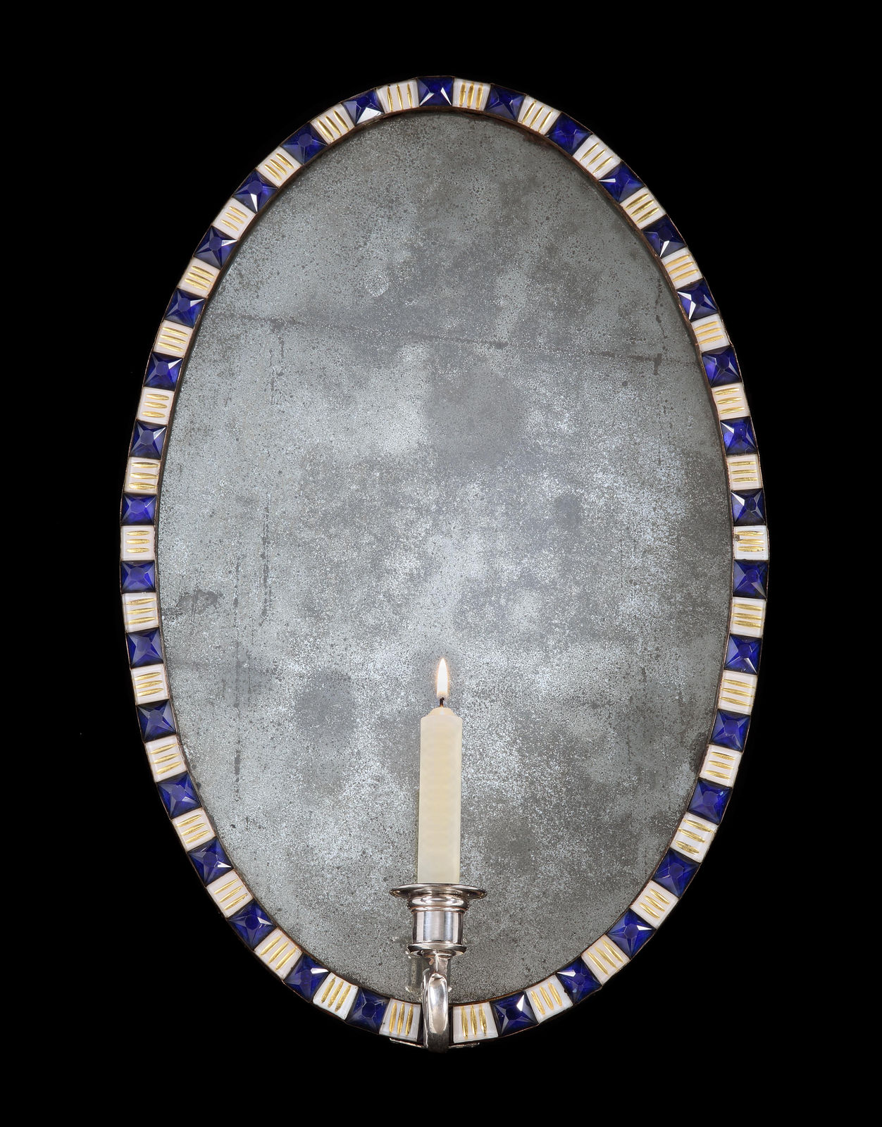 A PAIR OF IRISH GEORGE III MIRROR GIRANDOLES, Irish, circa 1780