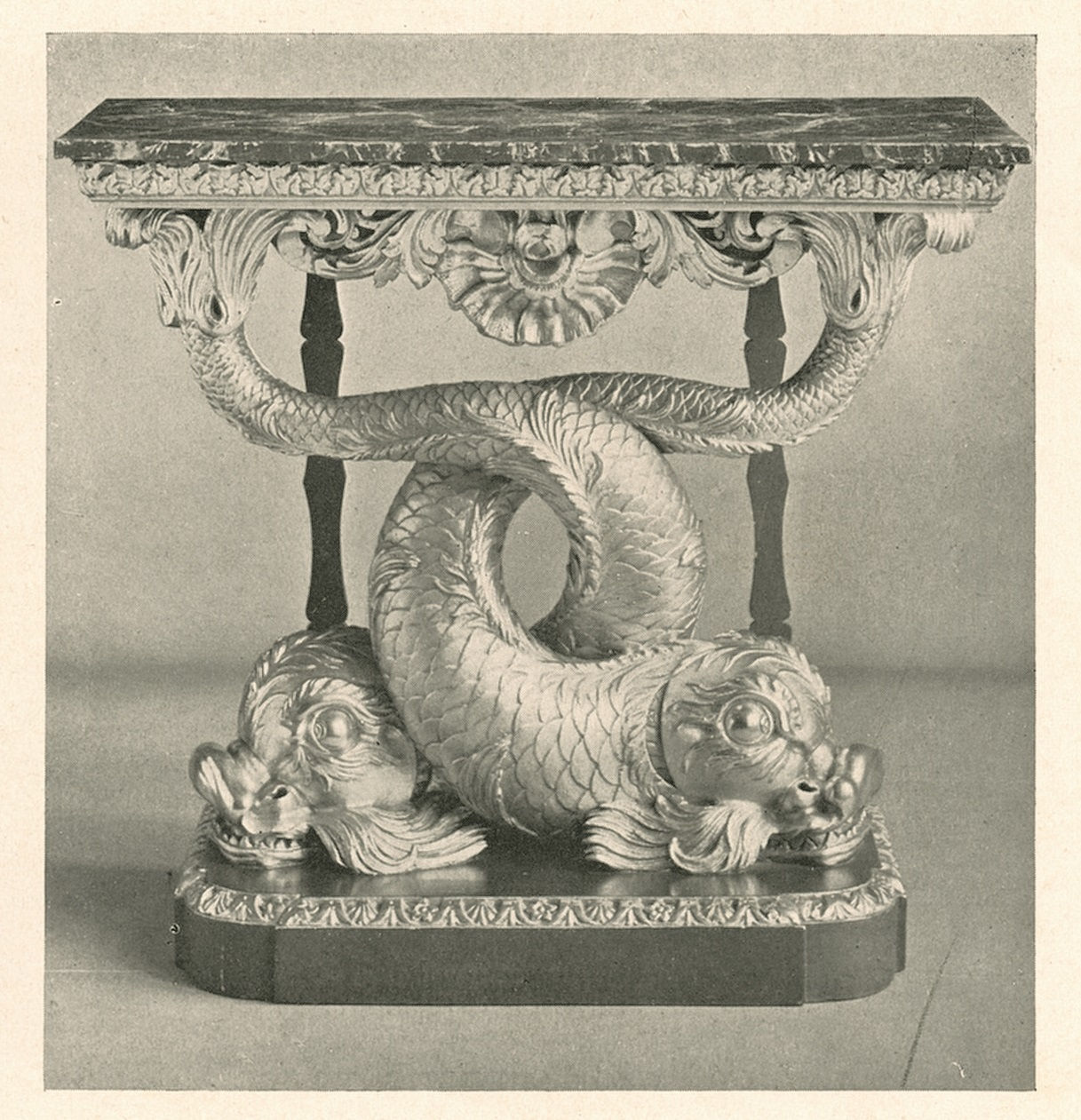 THE WALTER P. CHRYSLER DOLPHIN TABLES, English, circa 1740