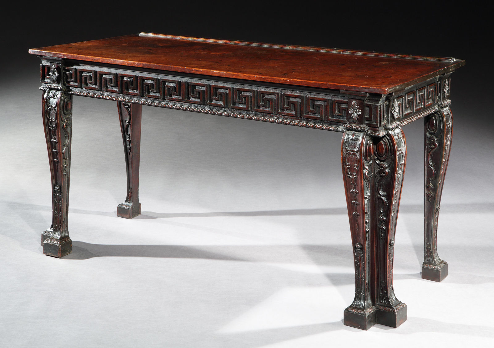 THE 1ST EARL OF ALDBOROUGH'S MAHOGANY SIDE TABLES, Irish, circa 1755