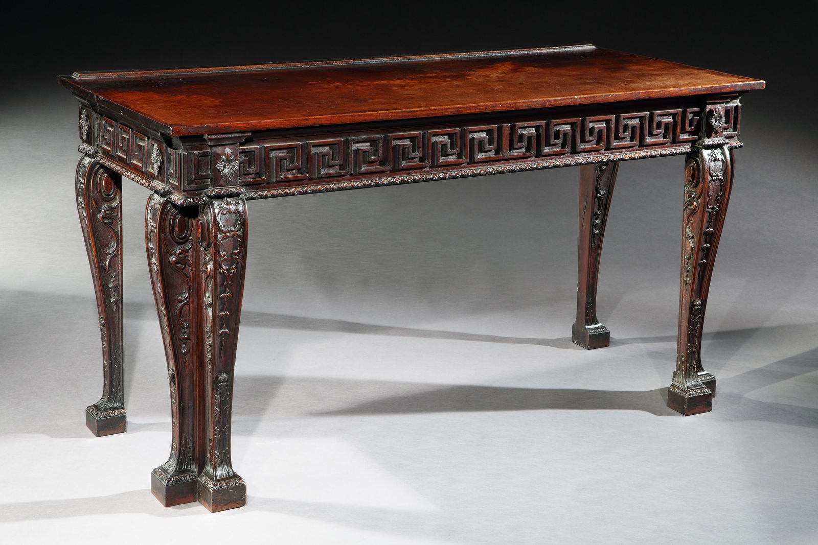 THE 1ST EARL OF ALDBOROUGH'S MAHOGANY SIDE TABLES, Irish, circa 1755