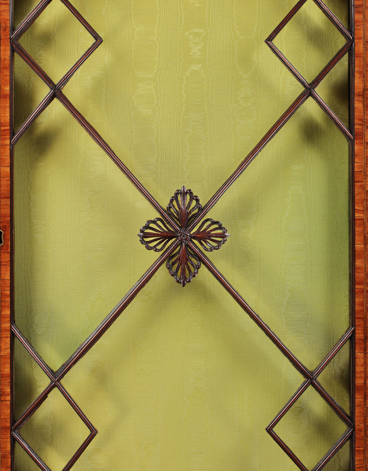 A GEORGE III MAHOGANY BOOKCASE, English, circa 1785