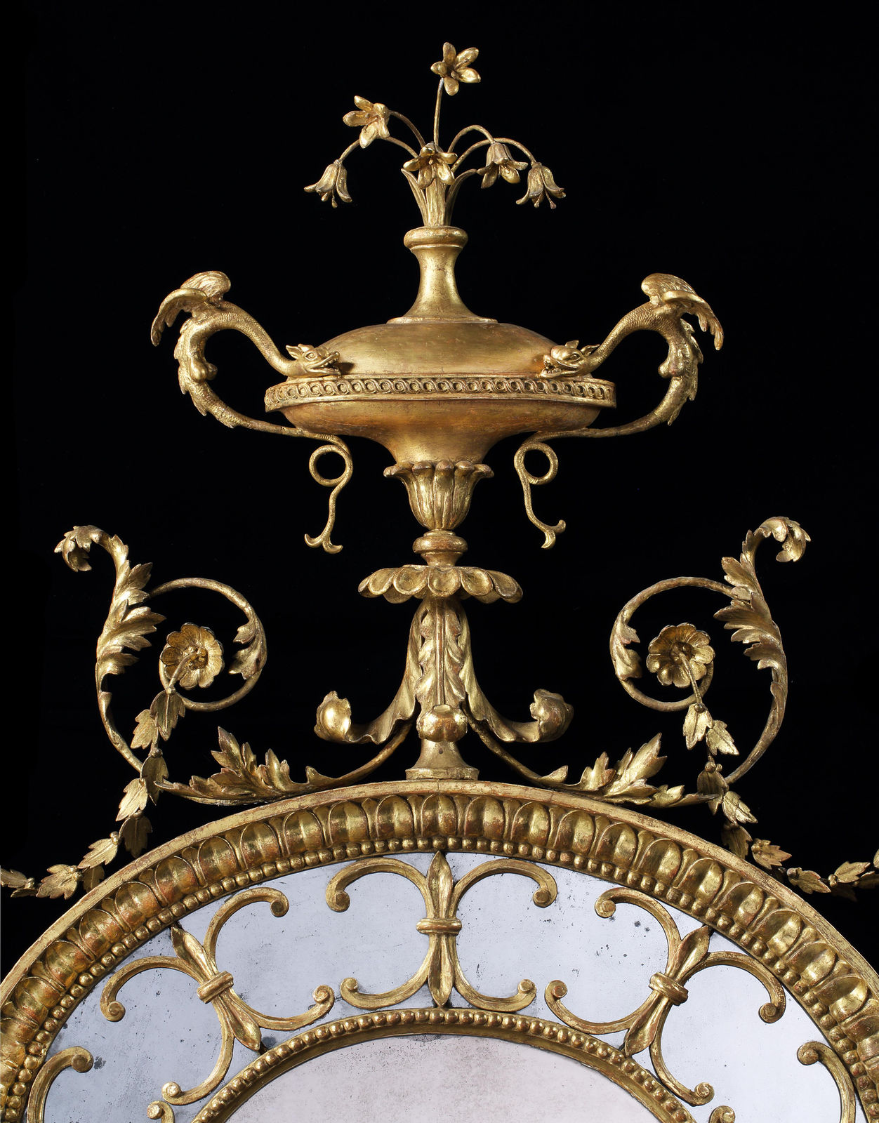 A PAIR OF GEORGE III GILTWOOD MIRRORS, English, circa 1780