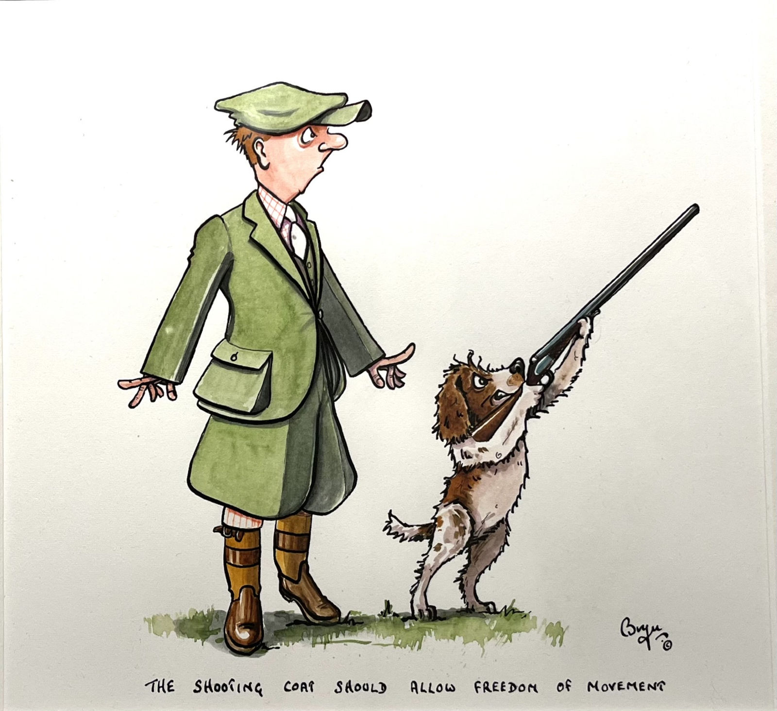 Bryn Parry, The shooting coat should allow freedom of movement