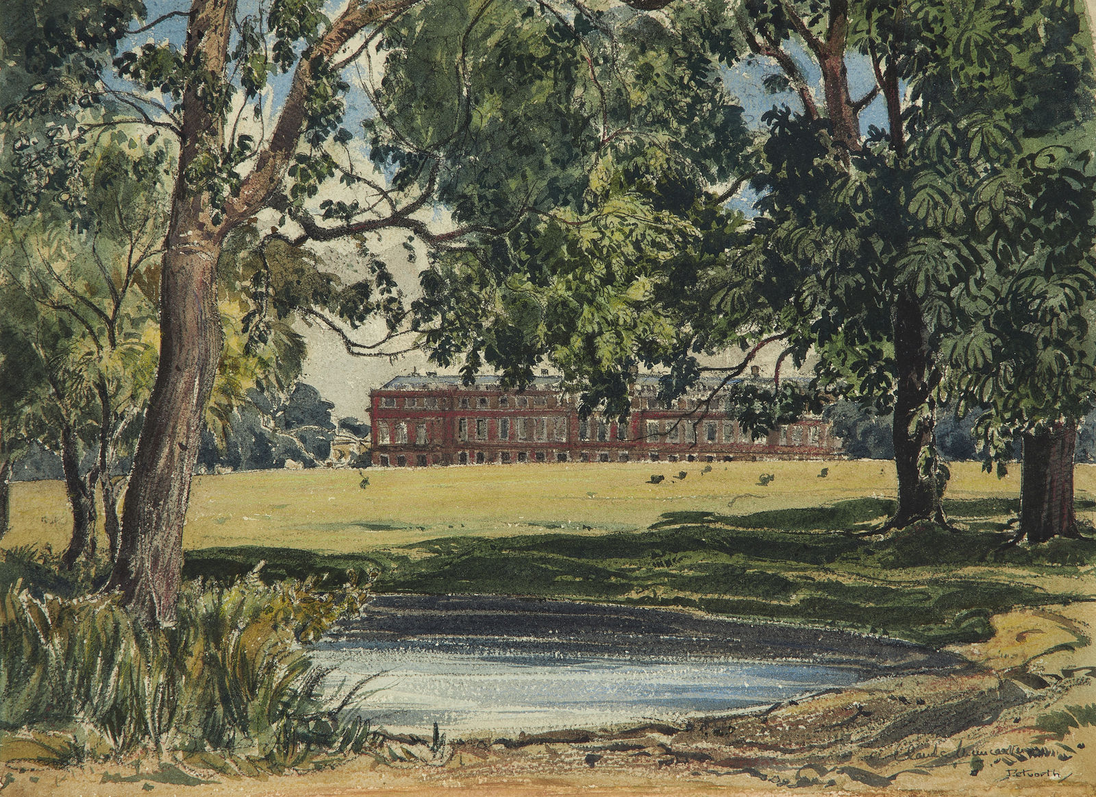 Claude Grahame Muncaster, PRSMA, RWS, ROI, RBA, Petworth House and Park