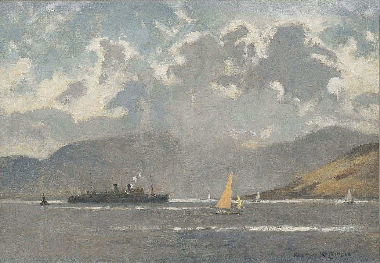 Norman Wilkinson, CBE, SMA, PRWS, RI, The Clyde