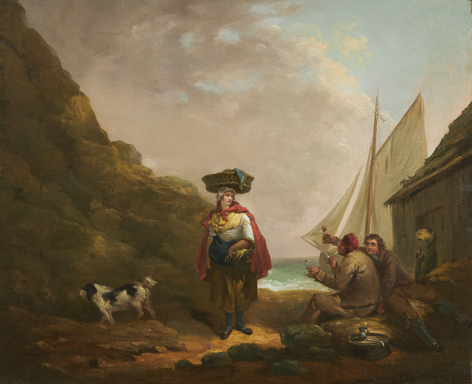 George Morland, The Fisherman's Toast