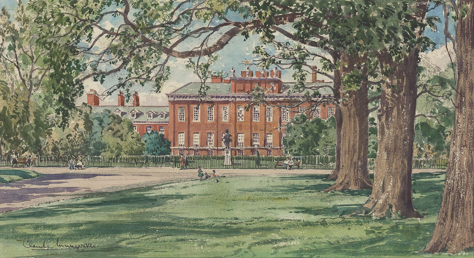 Claude Grahame Muncaster, PRSMA, RWS, ROI, RBA, Kensington Palace