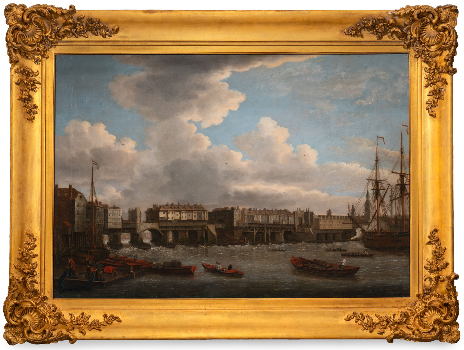 John Cleveley Snr, Old London Bridge