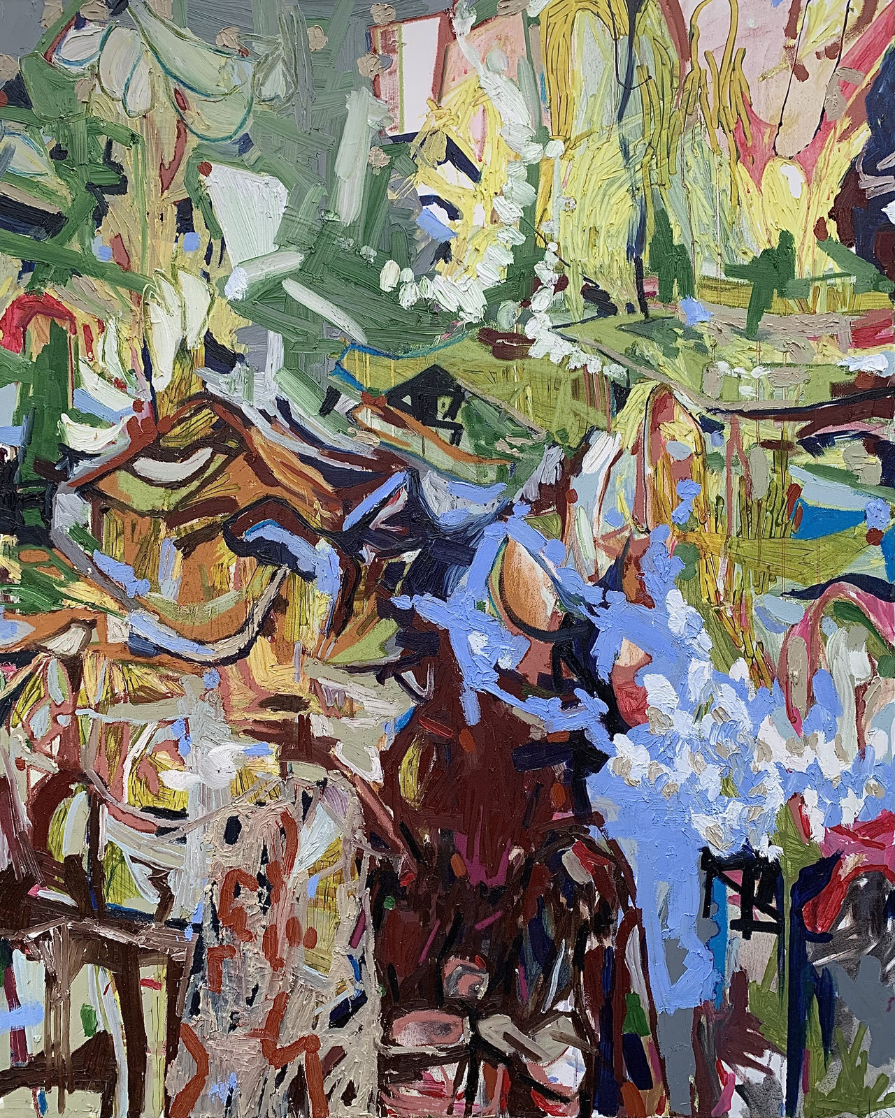 Caroline Jackson, Conversation with my garden, 2022