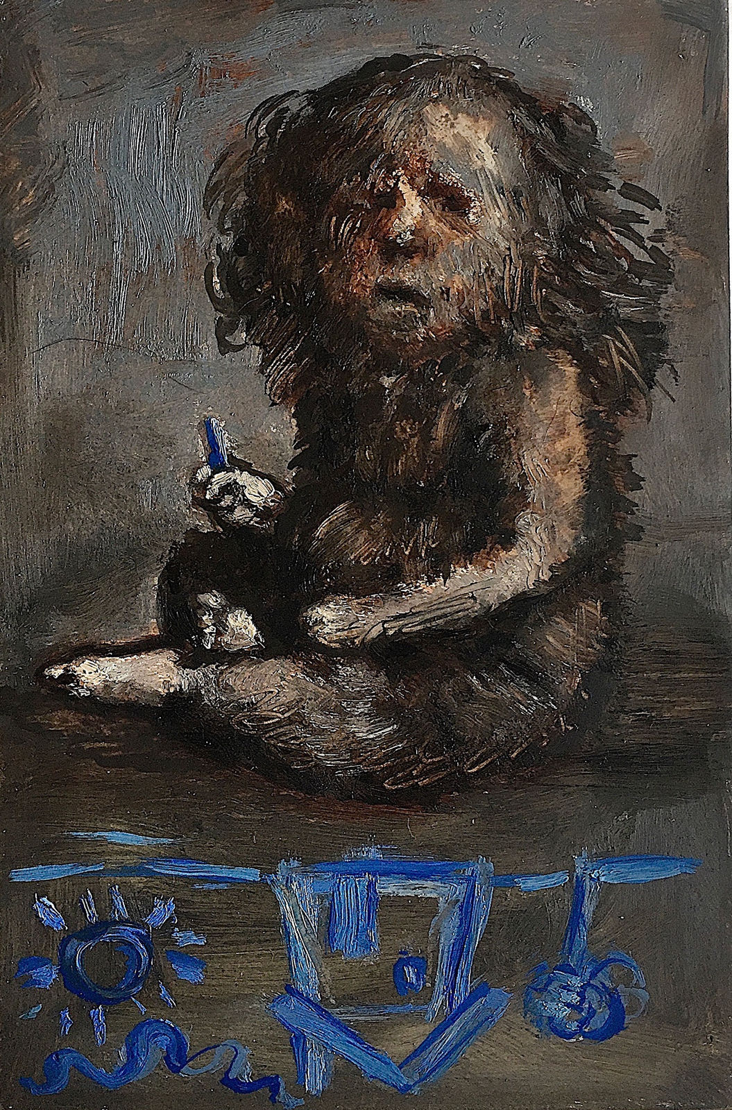 Lisa Ivory, Blue Chalk, 2022