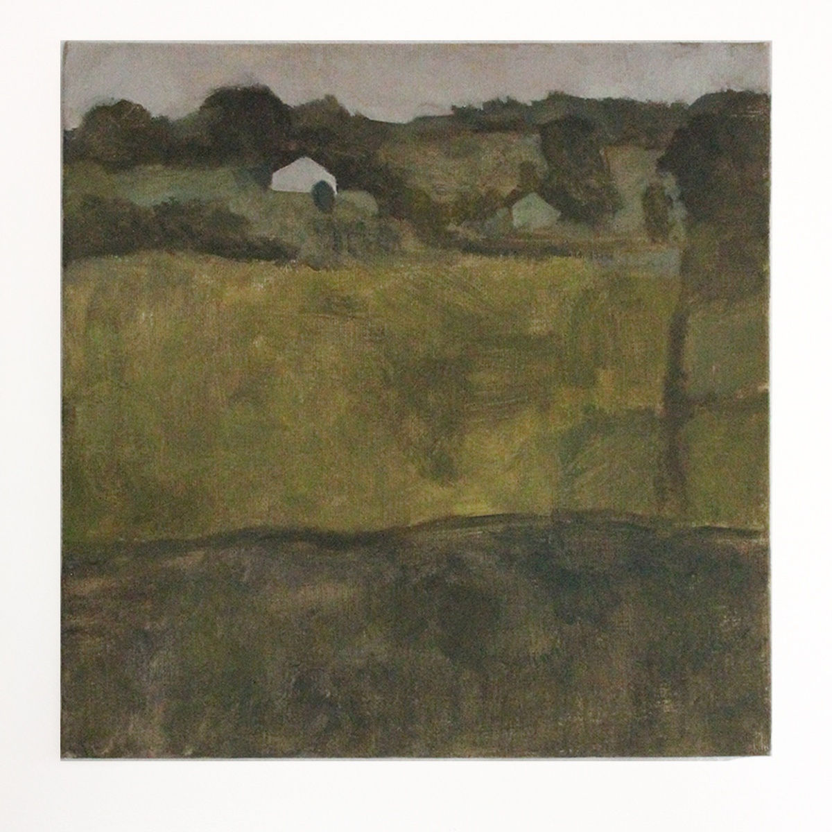 Lucas Rubly, landscape with little house, 2024