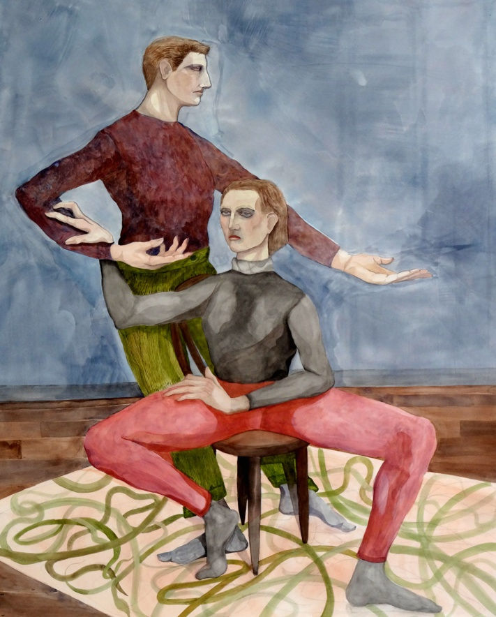 William Brickel, Two Figures (The Dance), 2018