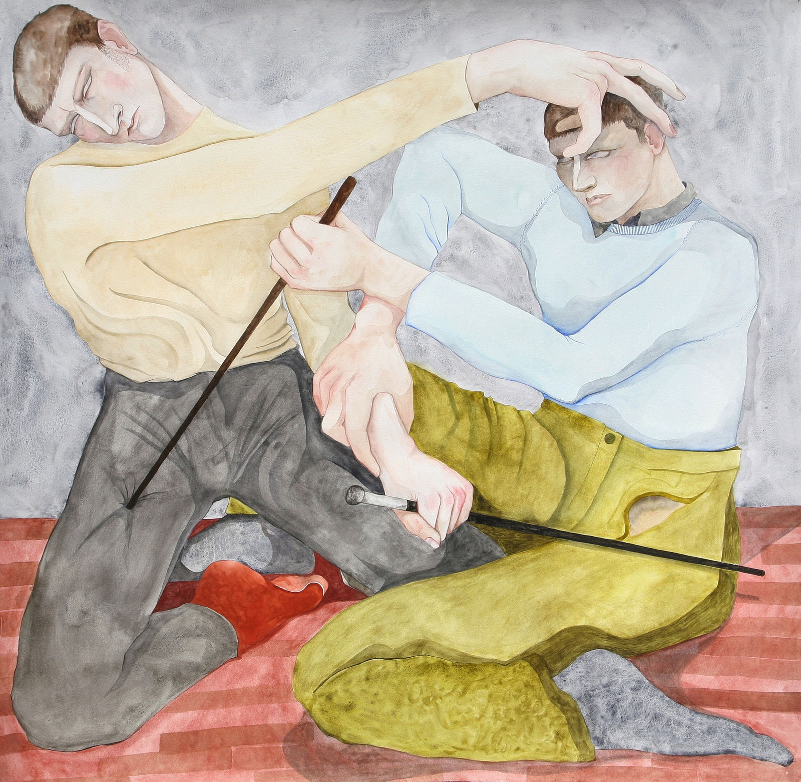 William Brickel, A fight to the knees, 2019