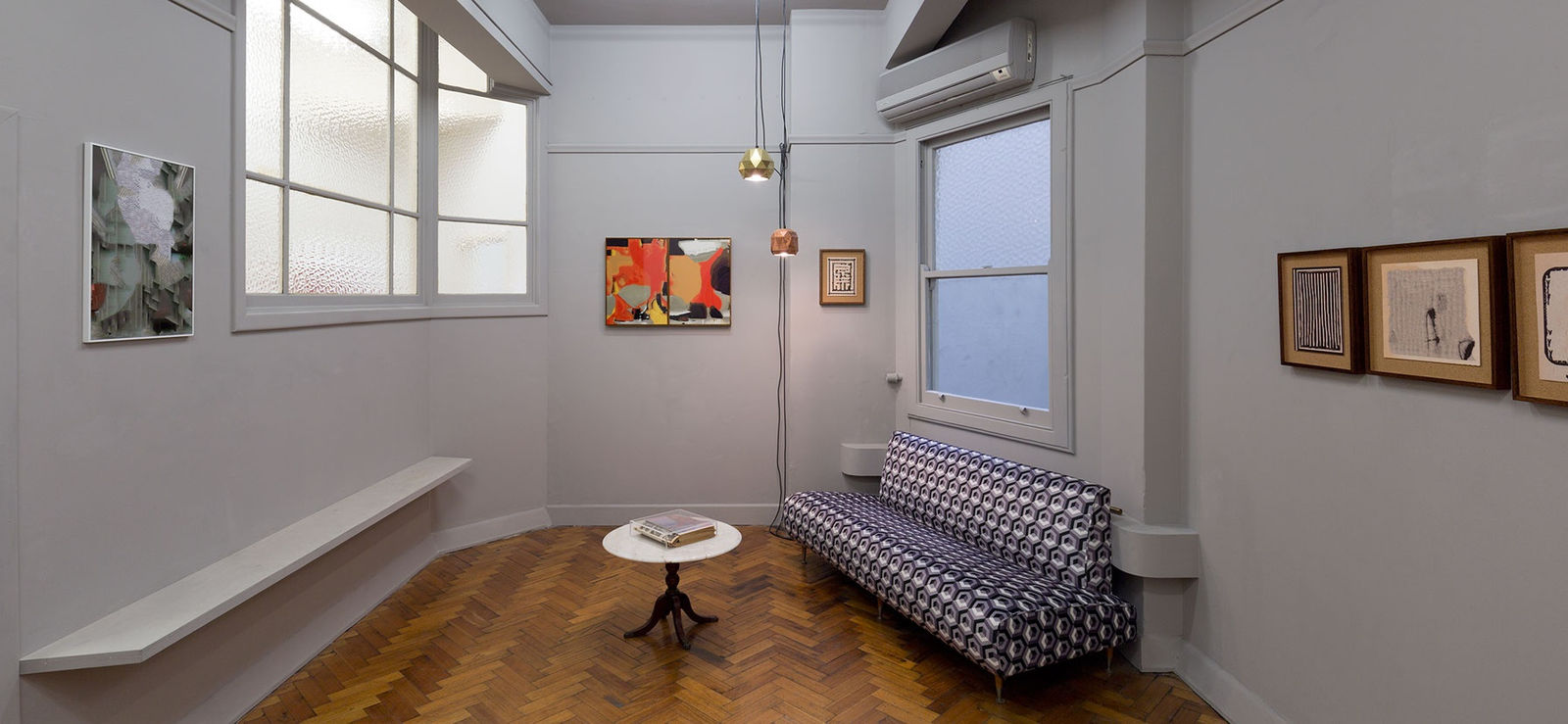 Tony Garifalakis: Information Discharge Systems, 2018 Installation view