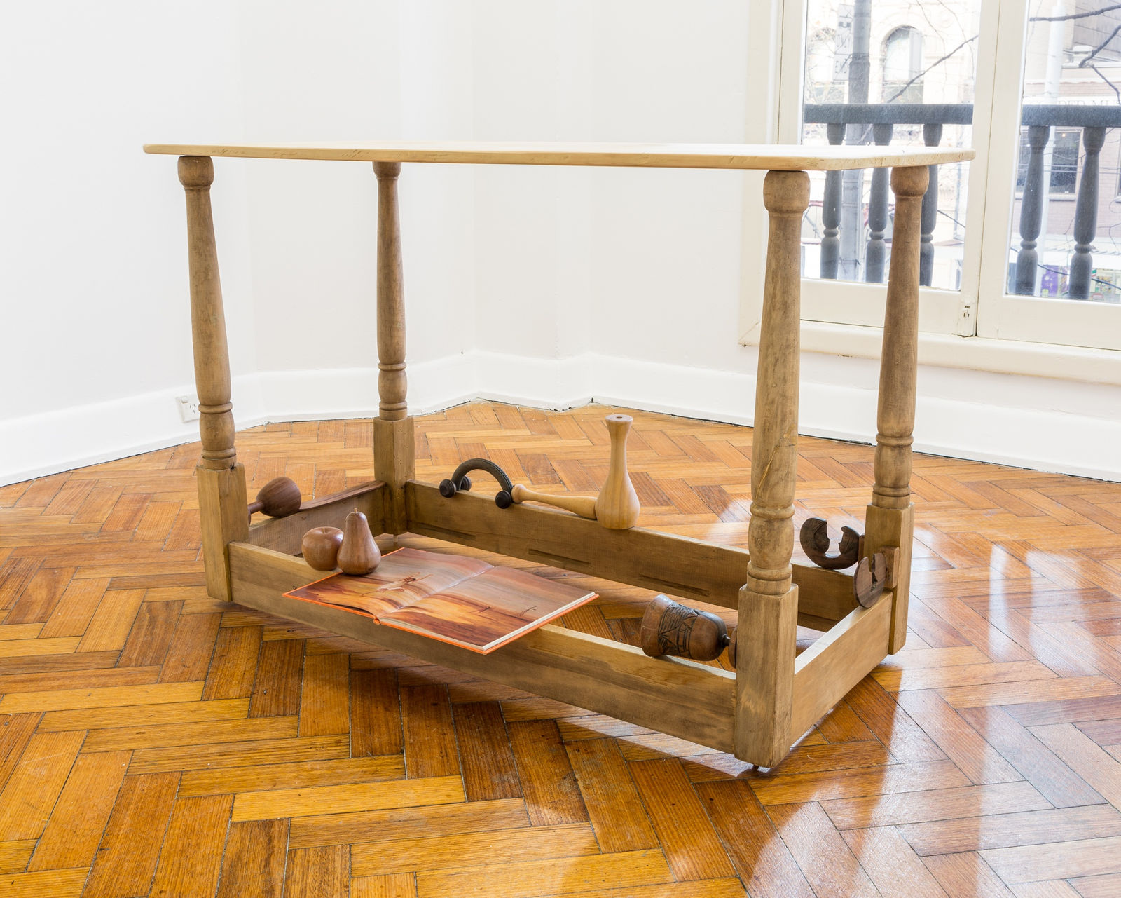 Lou Hubbard, Table Land, 2016 Installation view Photo: Christo Crocker