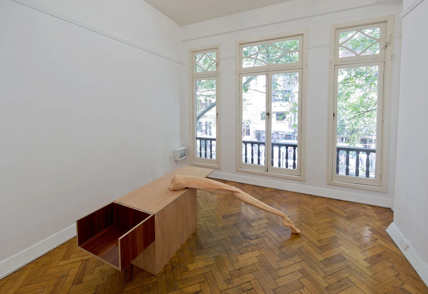 Cate Consandine, On the edge of an aligned surrender, 2015 Installation view Photo: Christian Capurro