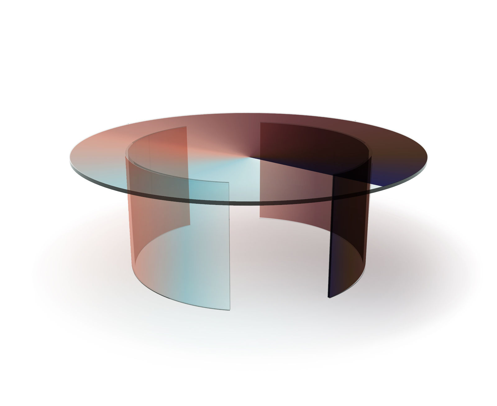 Rive Roshan Colour Dial Table, Blue Rouge Light, 2020