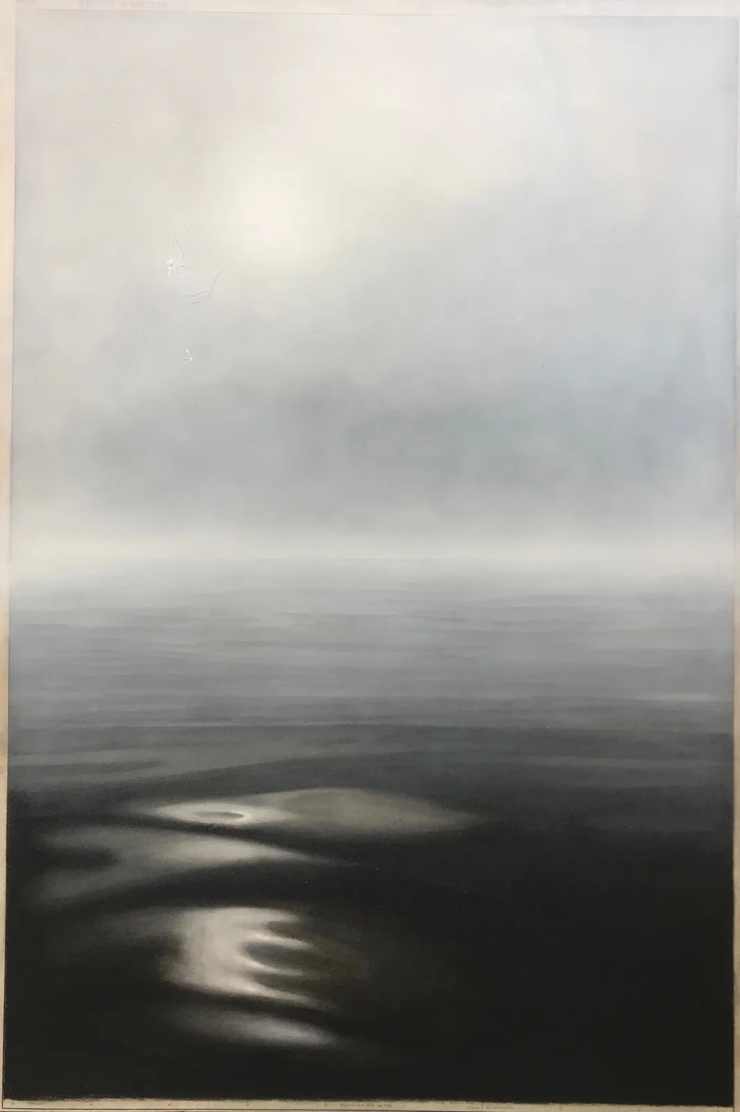 Sax Impey, LIGHT AND VEIL -CHART PAINTING