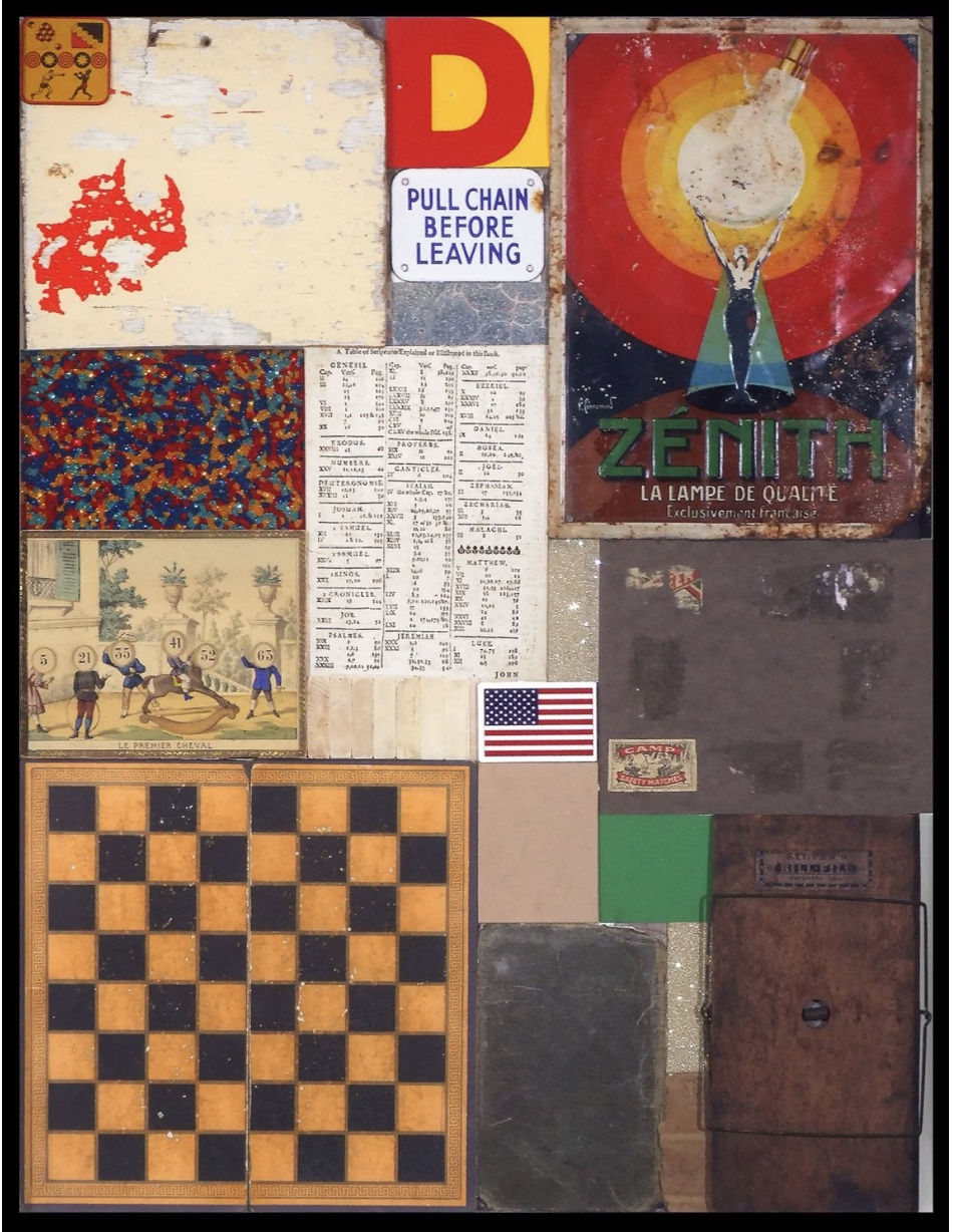 Sir Peter Blake, HOMAGE TO RAUSCHENBERG II, 2011