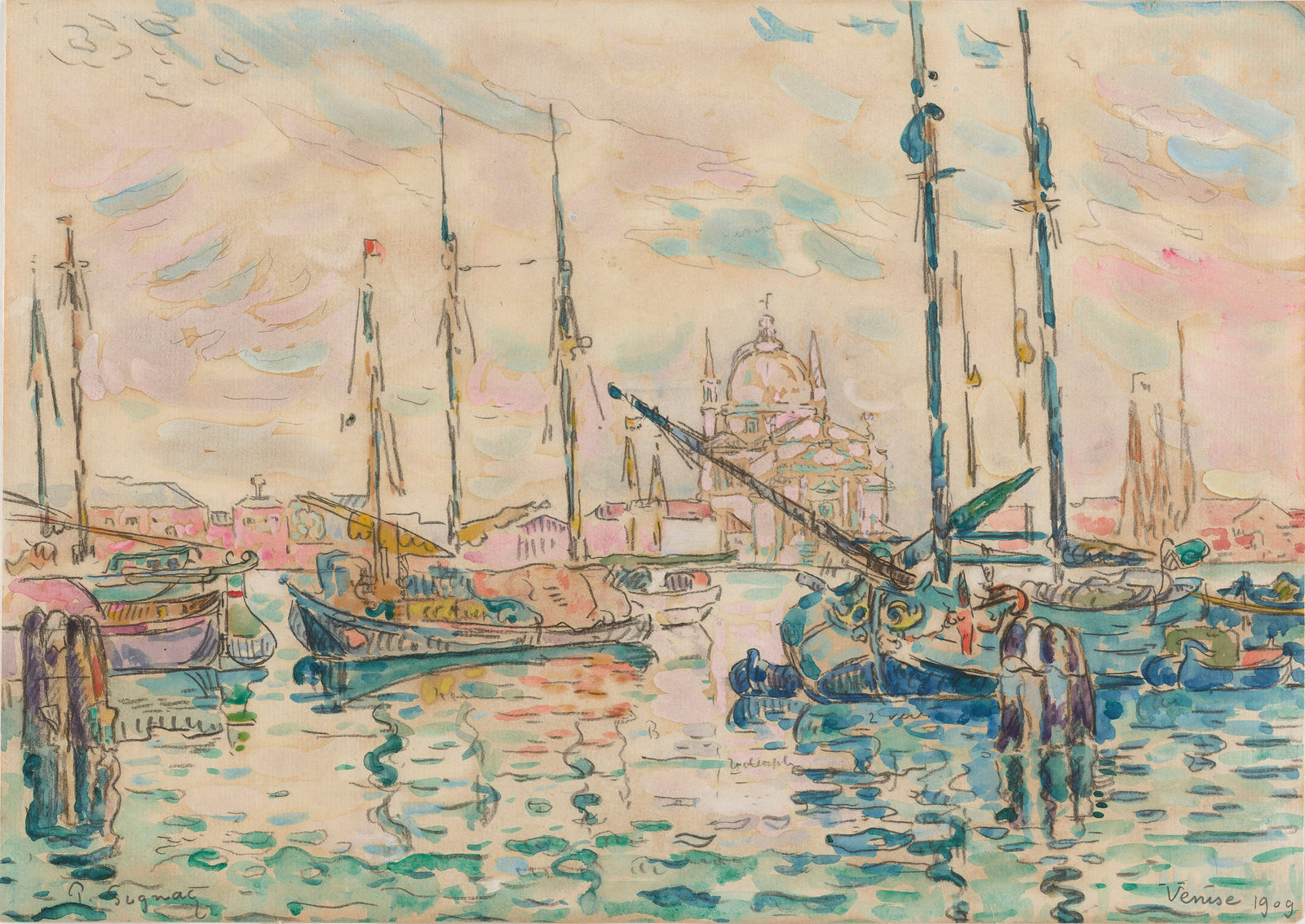 Paul Signac, Venise, le Rédempteur, 1909