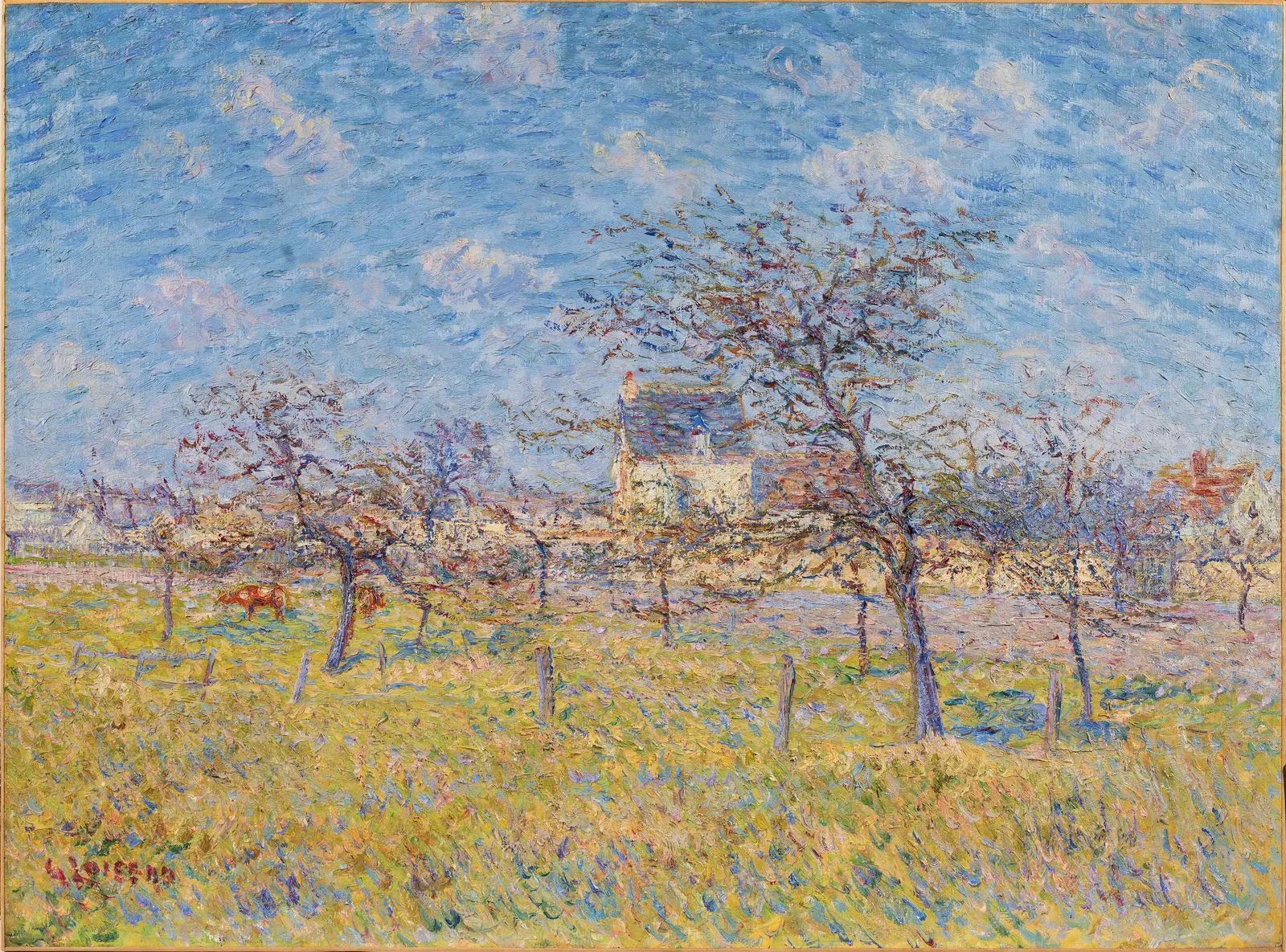 Gustave Loiseau, Vieux pommiers, Le Vaudreuil , 1900