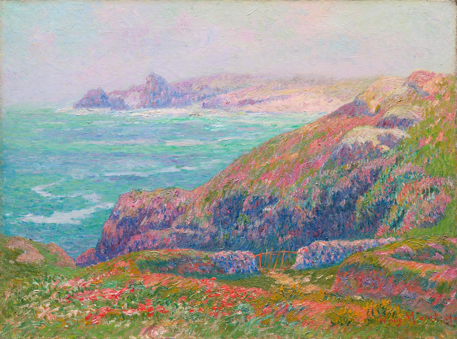 Henry Moret, Brume d'été à Porspoder, Finistère, 1899