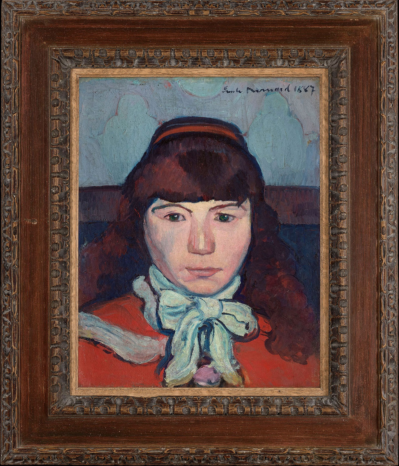 Emile Bernard, Portrait de Marie Lemasson, 1887