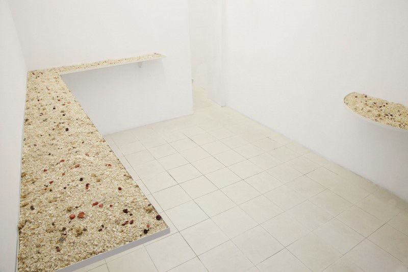 image of Nicole Wermers shelf sculptures