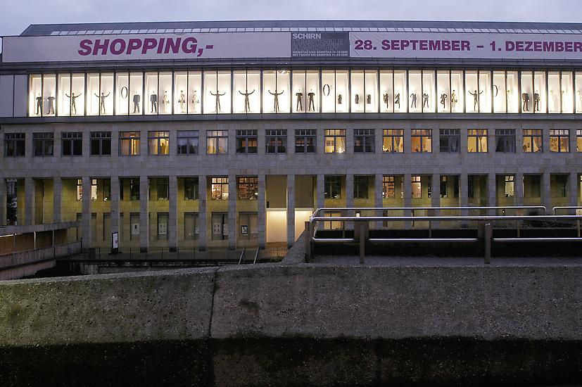 image of haim steinbach sculptures in window