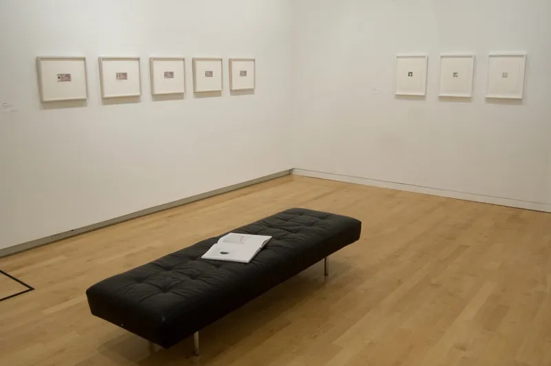 image of peggy preheim installation at Aldrich Museum