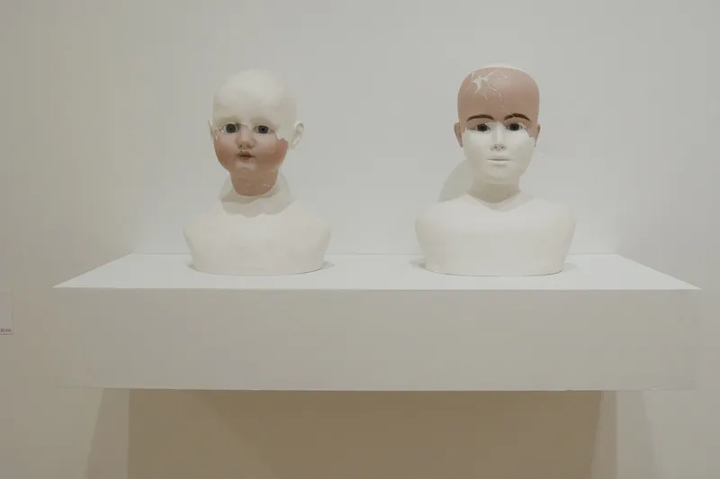 image of peggy preheim installation at Aldrich Museum