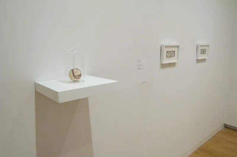 image of peggy preheim installation at Aldrich Museum