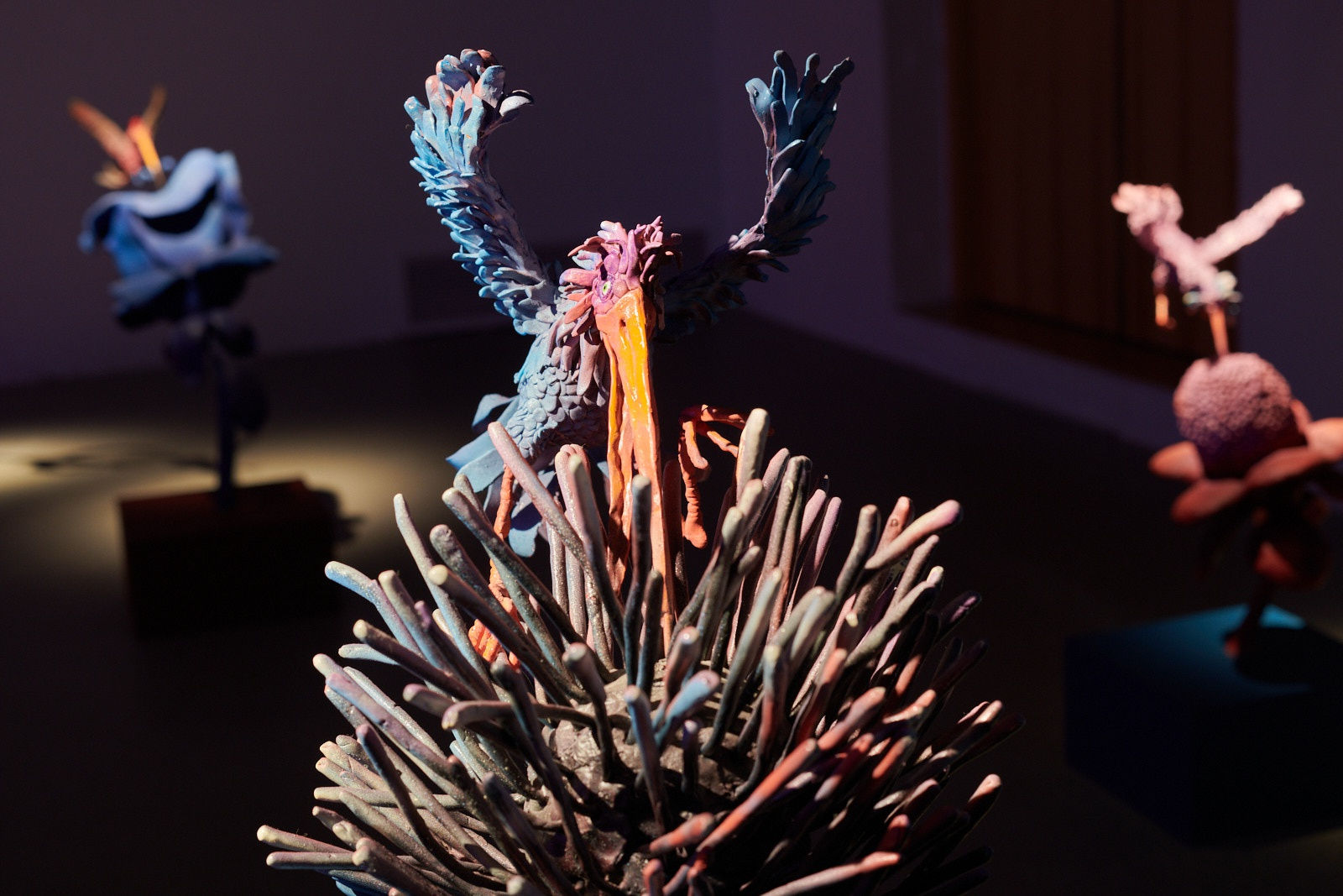 image of Nathalie Djurberg and Hans Berg video and sculpture installationat the Nordic House