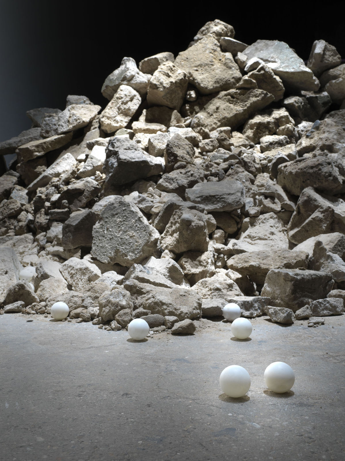 Wong Ping installation view of Earwax