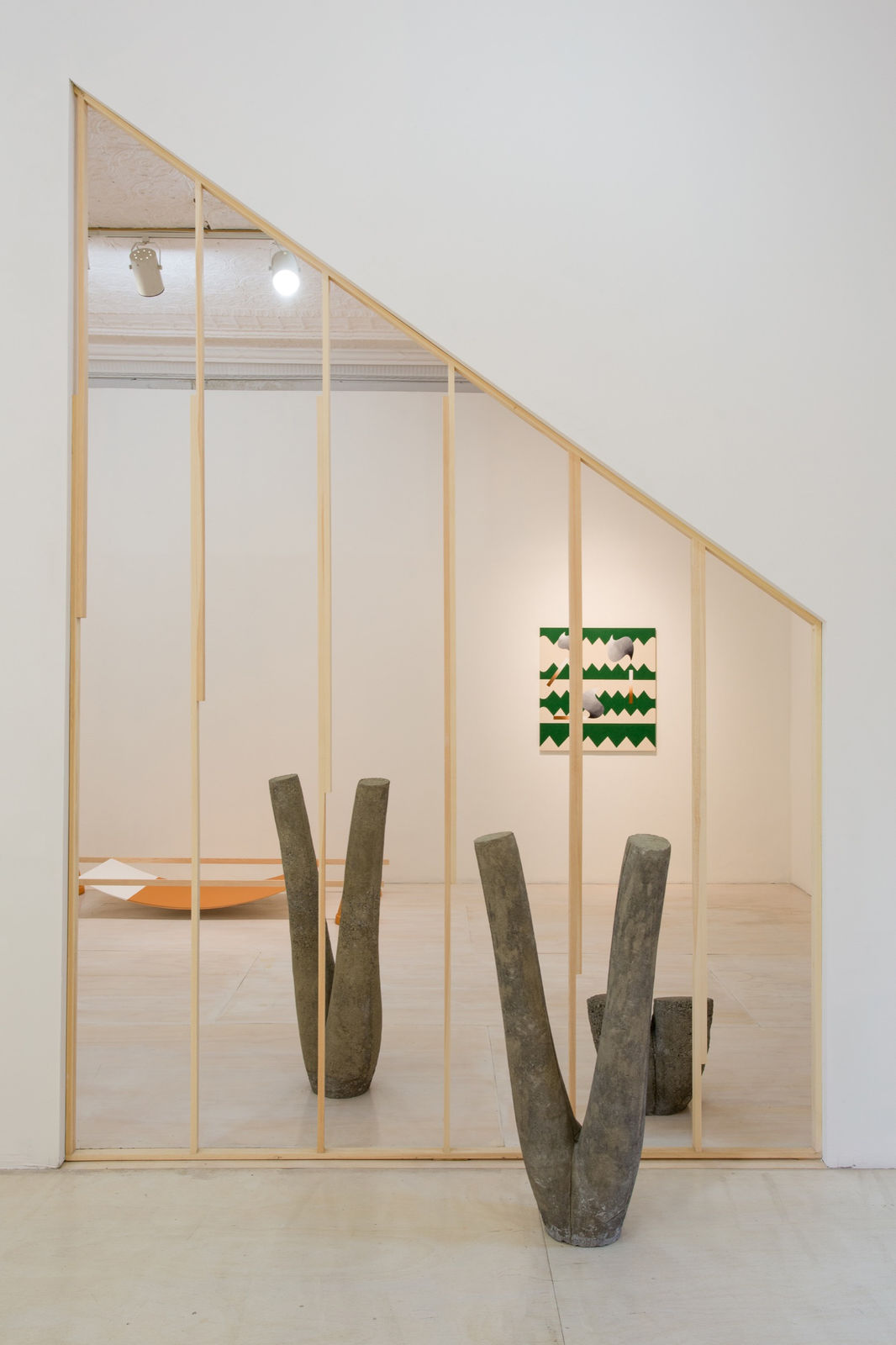 Installation view of Math Bass: Off the Clock