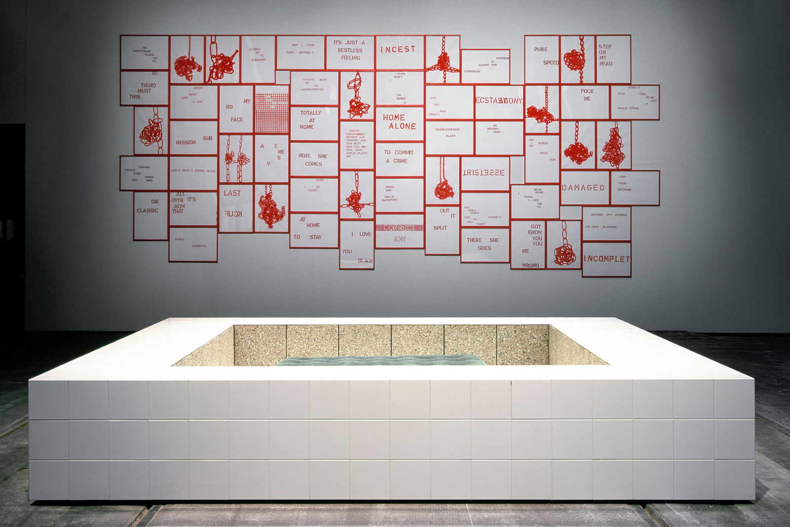 Exhibition view, Monica Bonvicini, Monica Bonvicini. Shotgun