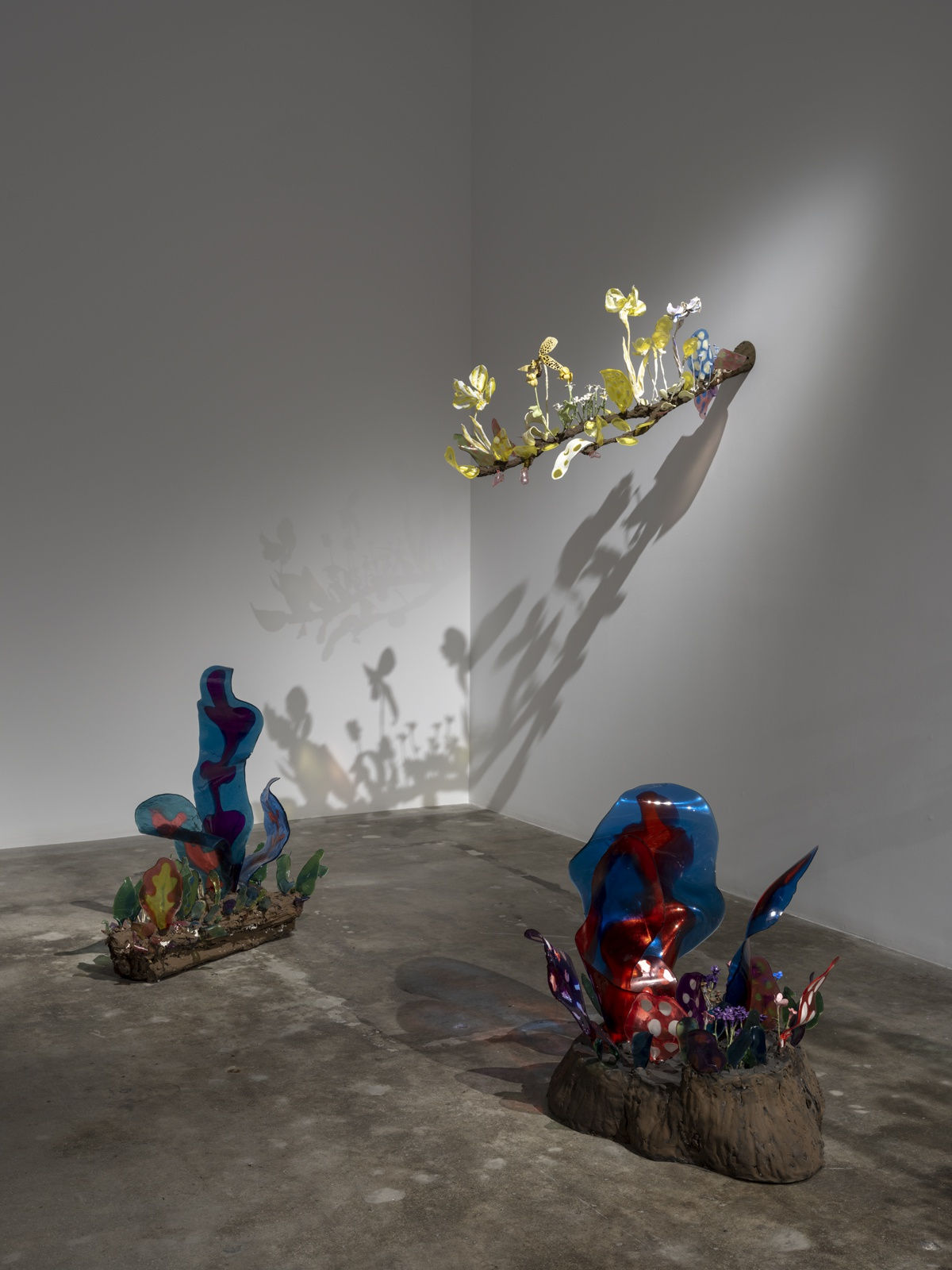 Installation view of Nathalie Djurberg & Hans Berg: A Pancake Moon.