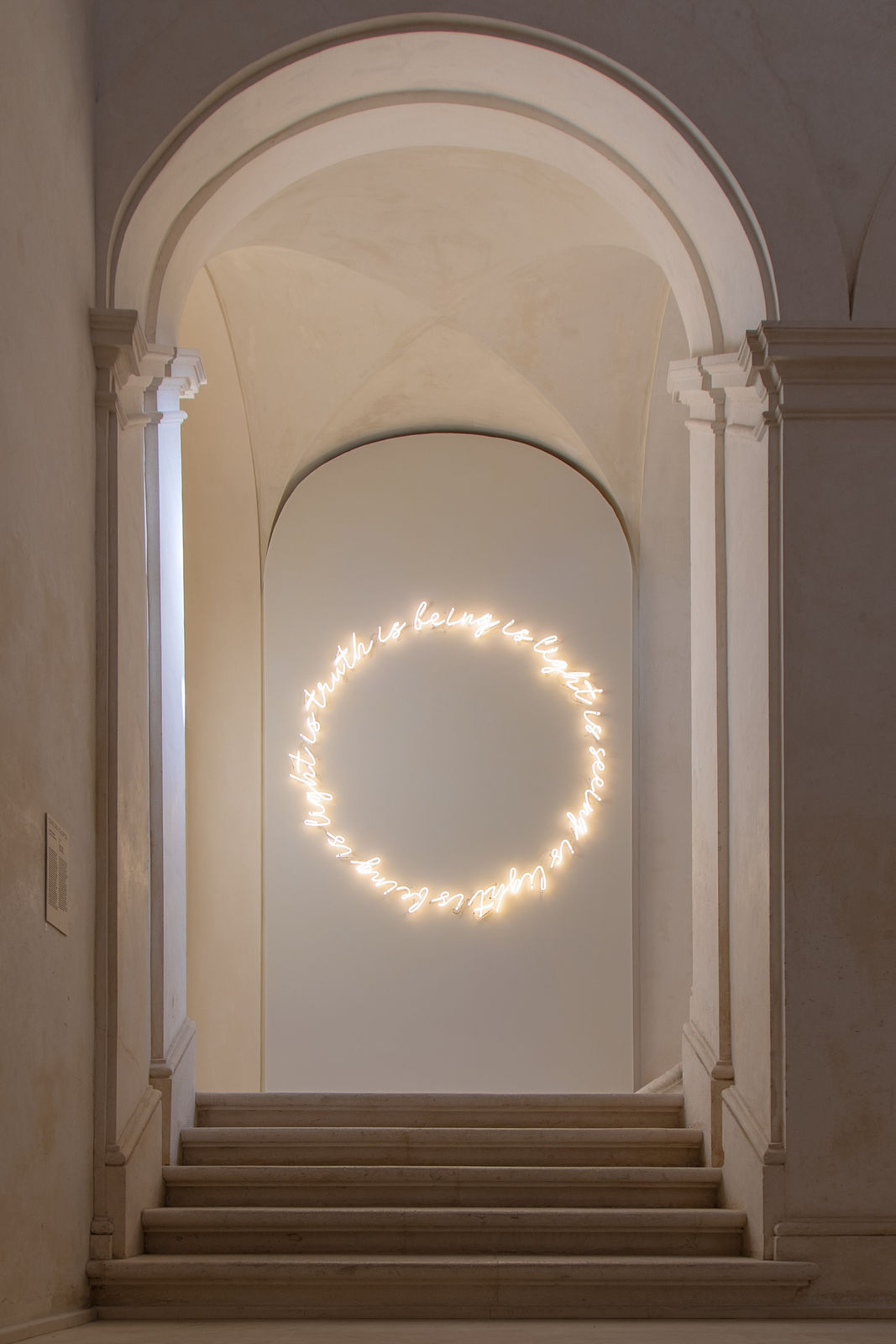 Installation image of Shilpa Gupta & Marisa Merz: visibileinvisibile