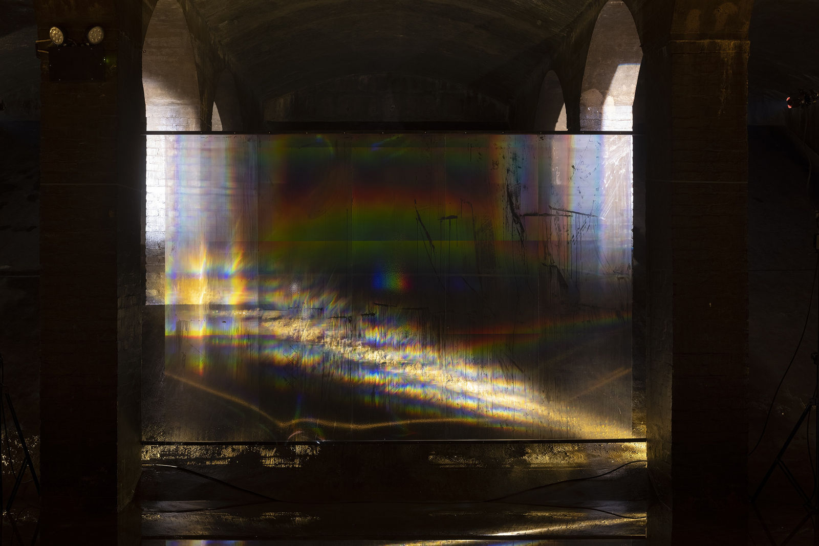 Installation view of Kimsooja: Weaving the Light..