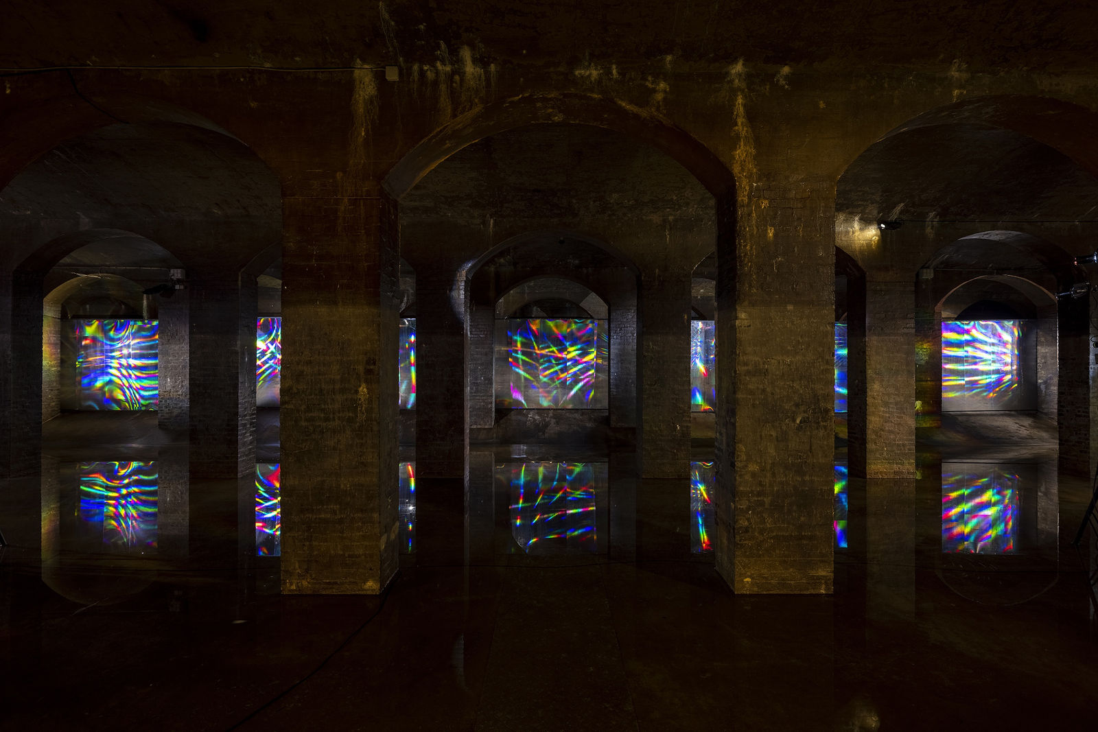 Installation view of Kimsooja: Weaving the Light..