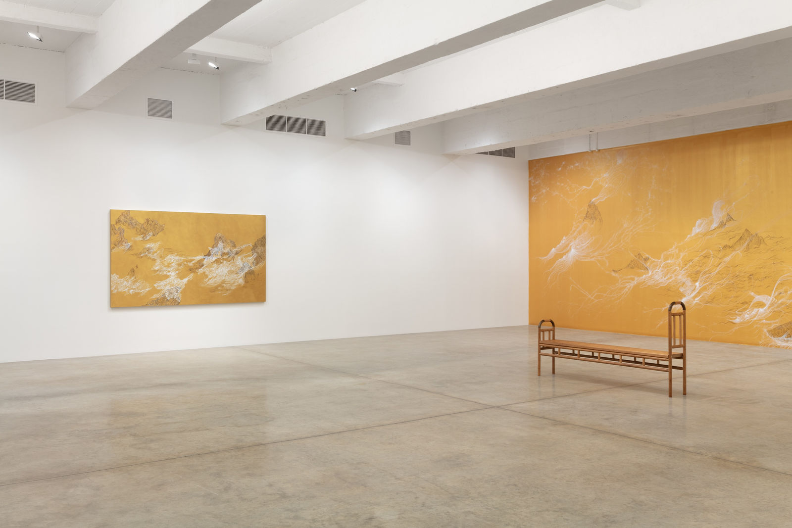 Sandra Cinto exhibition installation image.