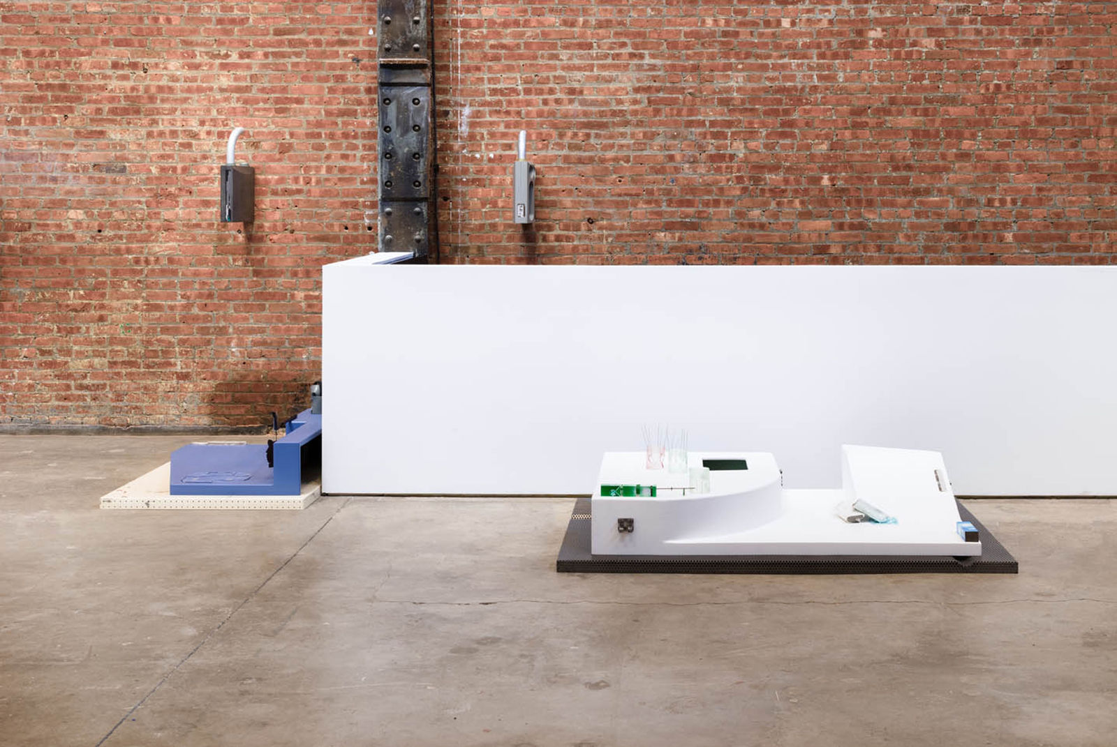 Installation view of SculptureCenter, New York.