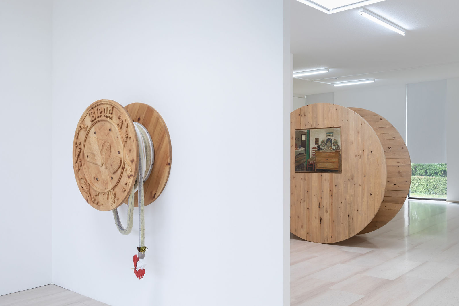 Installation view at Museum Dhondt-Dhaenens, Sint-Martens-Latem, Belgium.